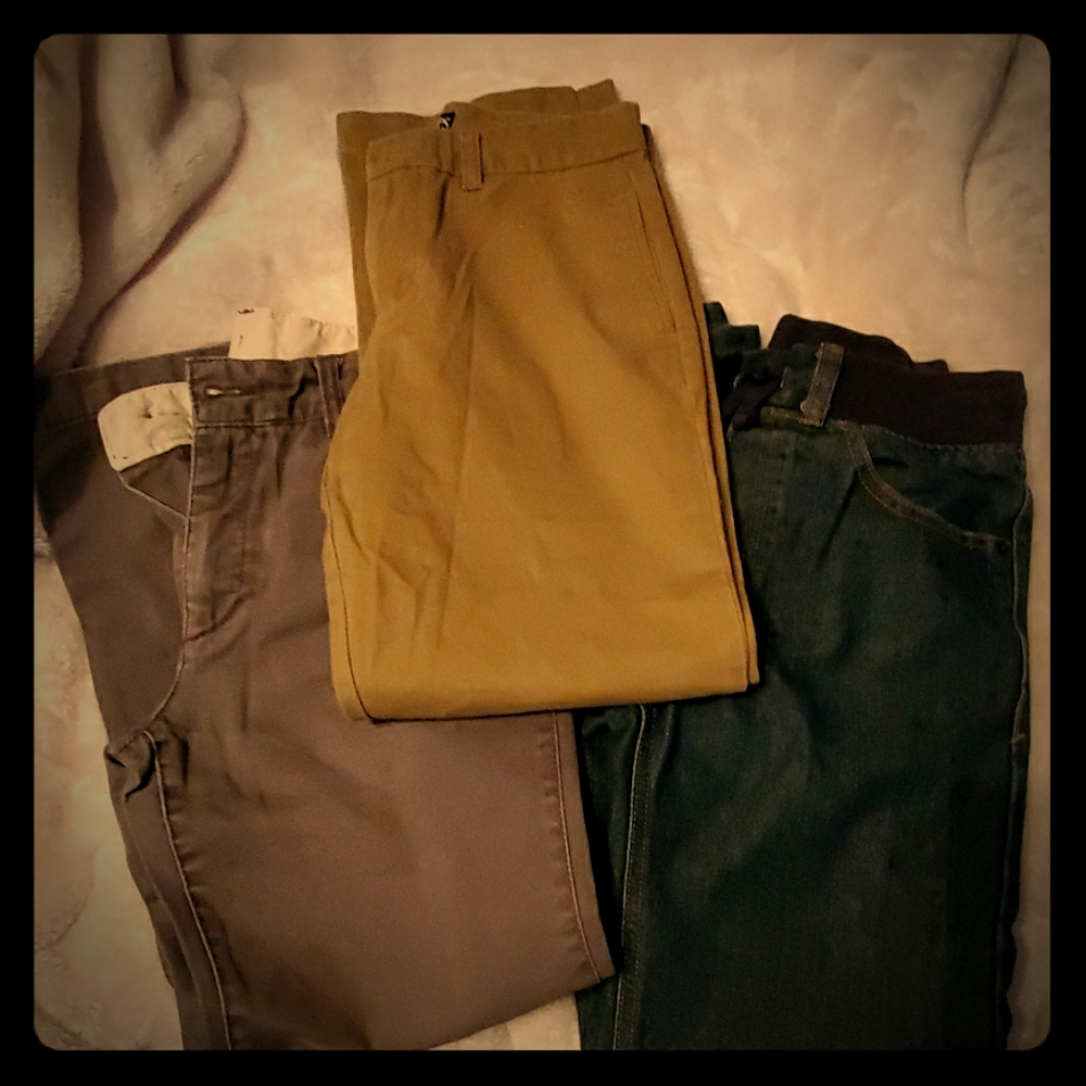 3 pair boys pants